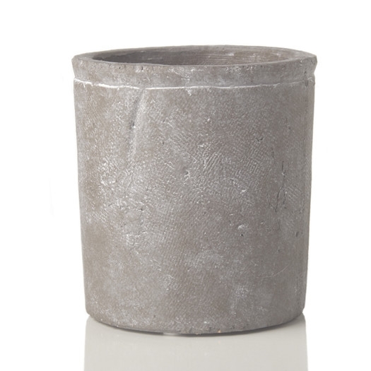 Fleur Decorative Stone Cylinder Container - Image 0