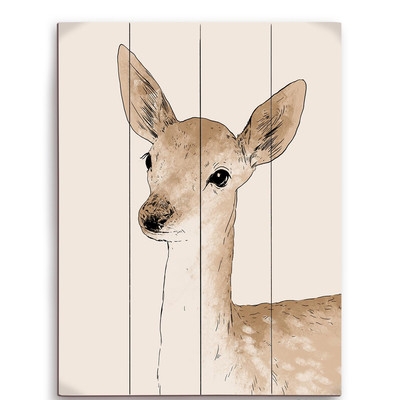 Painted Deer Graphic Art - Image 0