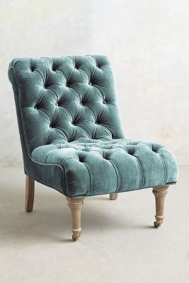 Slub Velvet Orianna Slipper Chair - Image 0