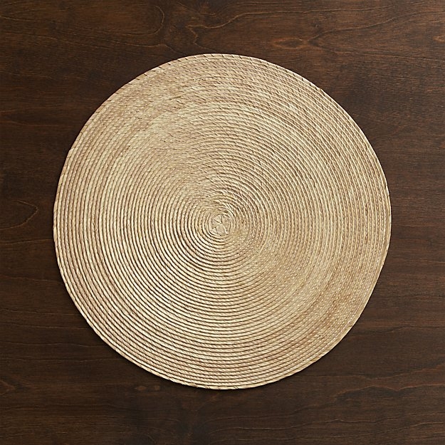 Tropical Palm Natural Placemat - Image 0