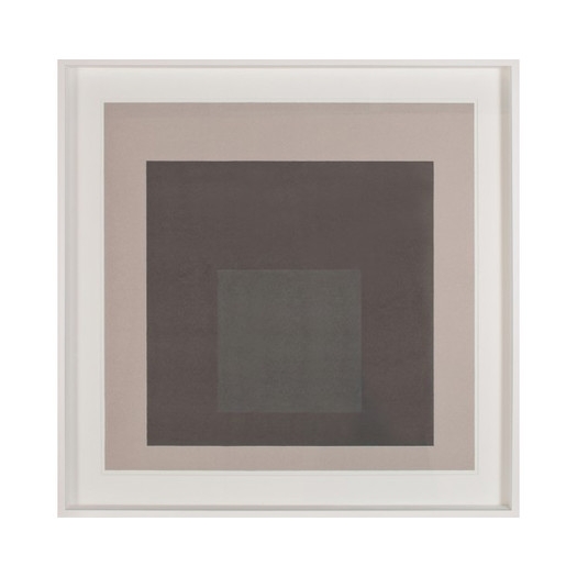 Modern Square Artwork - 37x37. Framed - Image 0