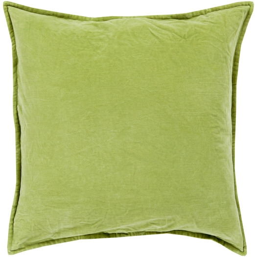 Smooth Velvet Cotton Throw Pillow 20''Sq. insert included - Image 0