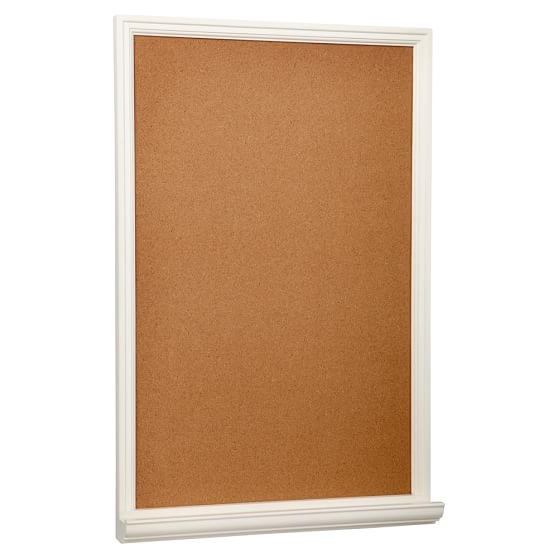 Study Wall Boards - Single White - Cork - Image 0
