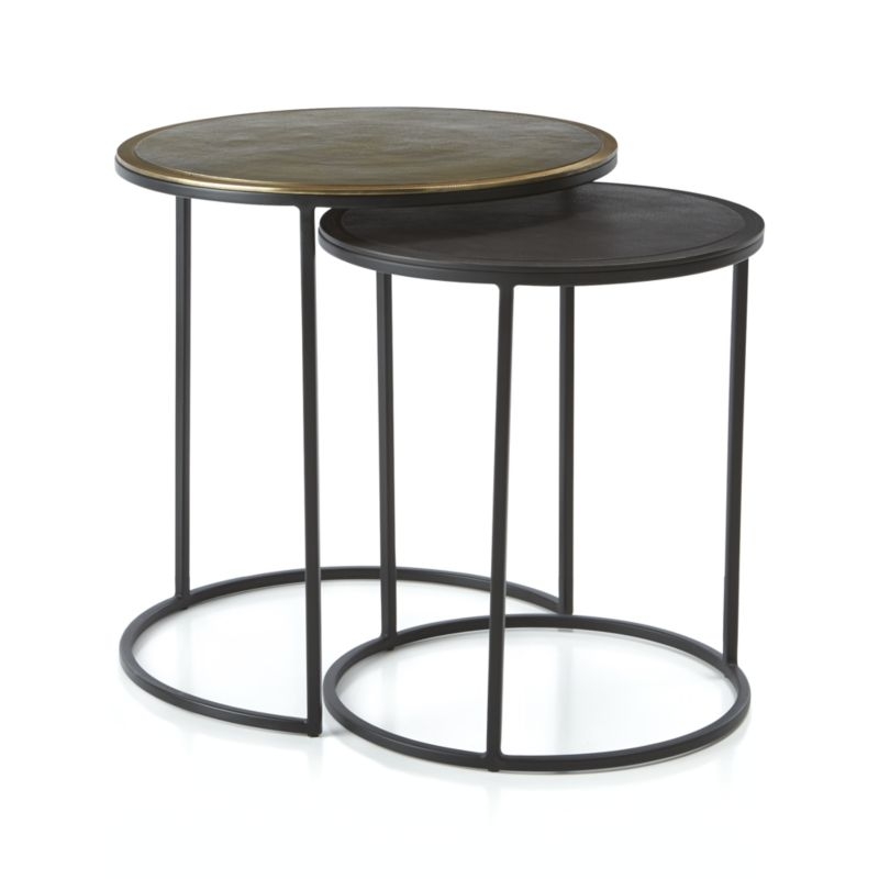 Knurl Nesting Accent Tables- Set of 2 - Image 0