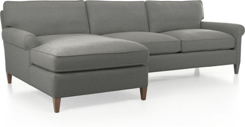 Montclair 2-Piece Sectional Sofa - Nickel - Image 0