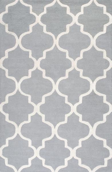 Hand Tufted Holly Area rug,  8â€™6x11â€™6, Grey - Image 0