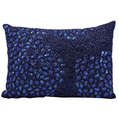 Luminescence Beaded All Over Throw Pillow - Image 0