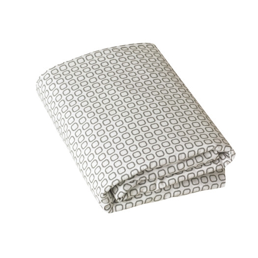 Skyline Squares Fitted Crib Sheet - Image 0
