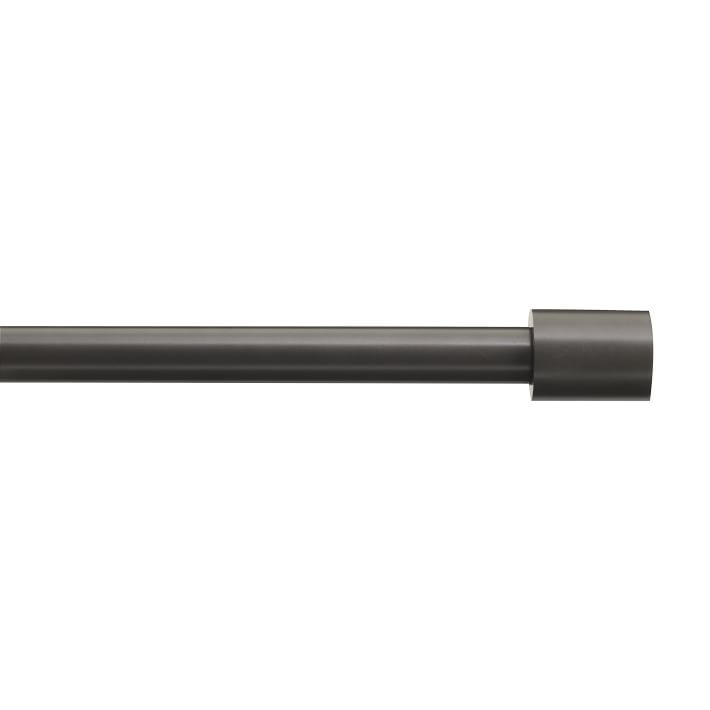 Oversized Adjustable Metal Rod - Gunmetal- 28"-48" - Image 0