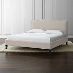 Colette Upholstered King Bed - Natural - Image 0
