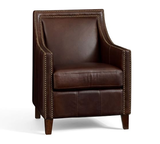 Everly Leather Armchair - Image 0