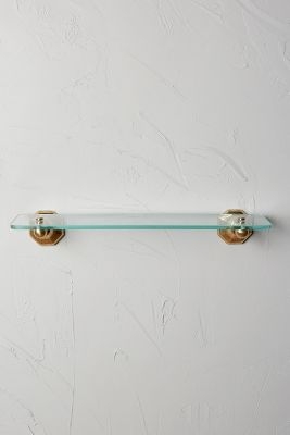 Brass Circlet Glass Shelf - Image 0