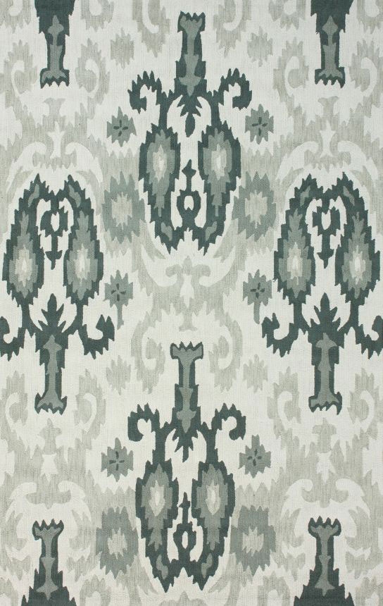 Hand Hooked Cici Cotton rug - Light Grey; 7' 6" x 9' 6" - Image 0