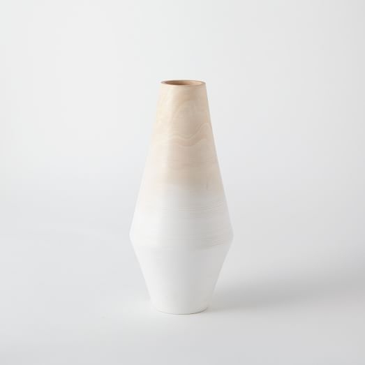 Modern Wood Ombre Vase - Small - Image 0