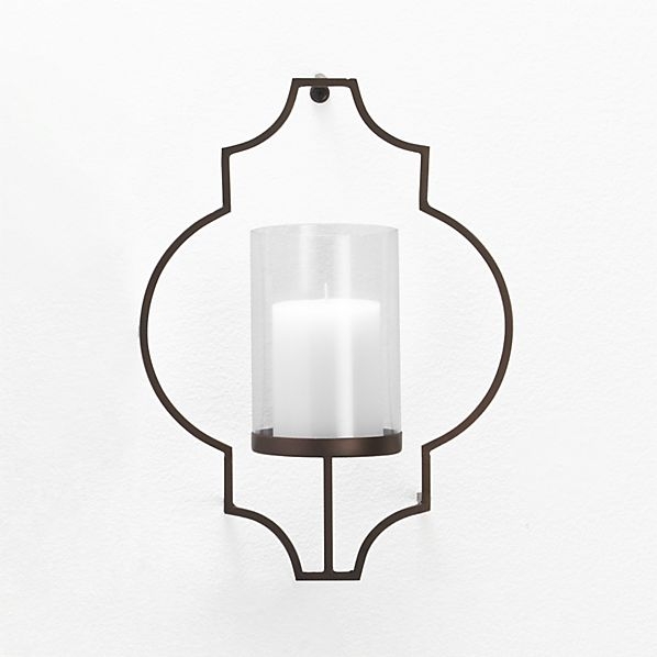 Rosaline Metal Wall Candle Holder - Image 0