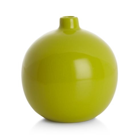 Perry Round Green Vase - Image 0