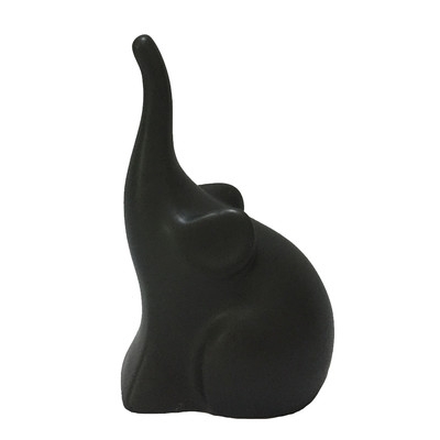 Gabriel Elephant Figurine - Black - Image 0