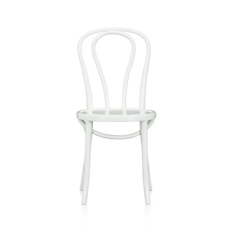 Vienna White Wood Dining Chair - Image 0
