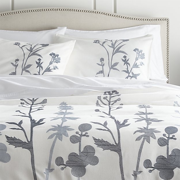 Woodland Blue Duvet Covers and Pillow Shams - Image 0