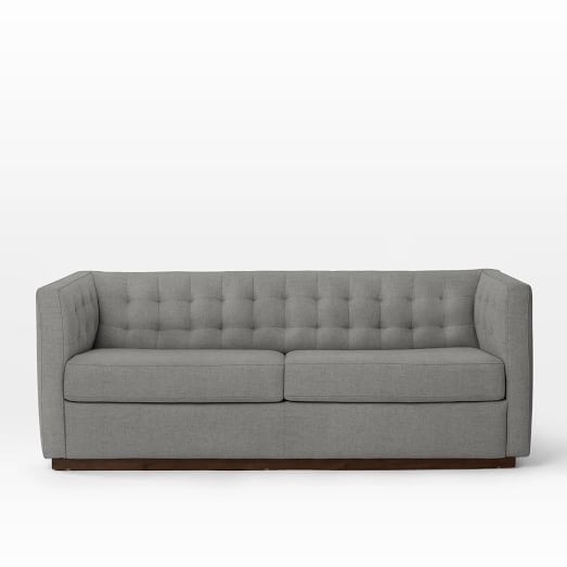 Rochester Sleeper Sofa - Brushed Heathered Cotton, Gray Haze - Image 0