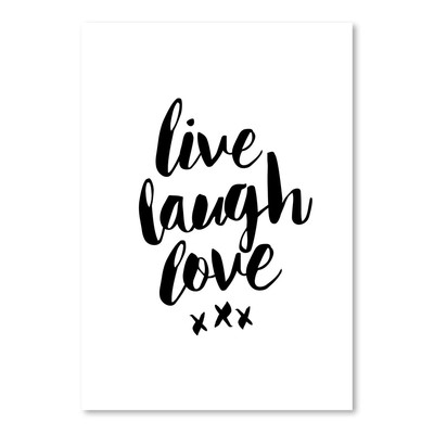Live Laugh Love Textual Art - Image 0