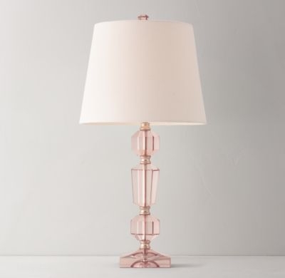 GRACE CRYSTAL TABLE LAMP ROSE - Image 0