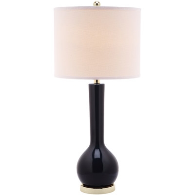 Mae Long Neck 30.5" H Table Lamp with Drum Shade - Image 0