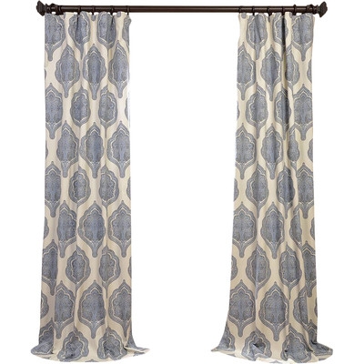 Arabesque Twill Single Curtain Panel - Image 0