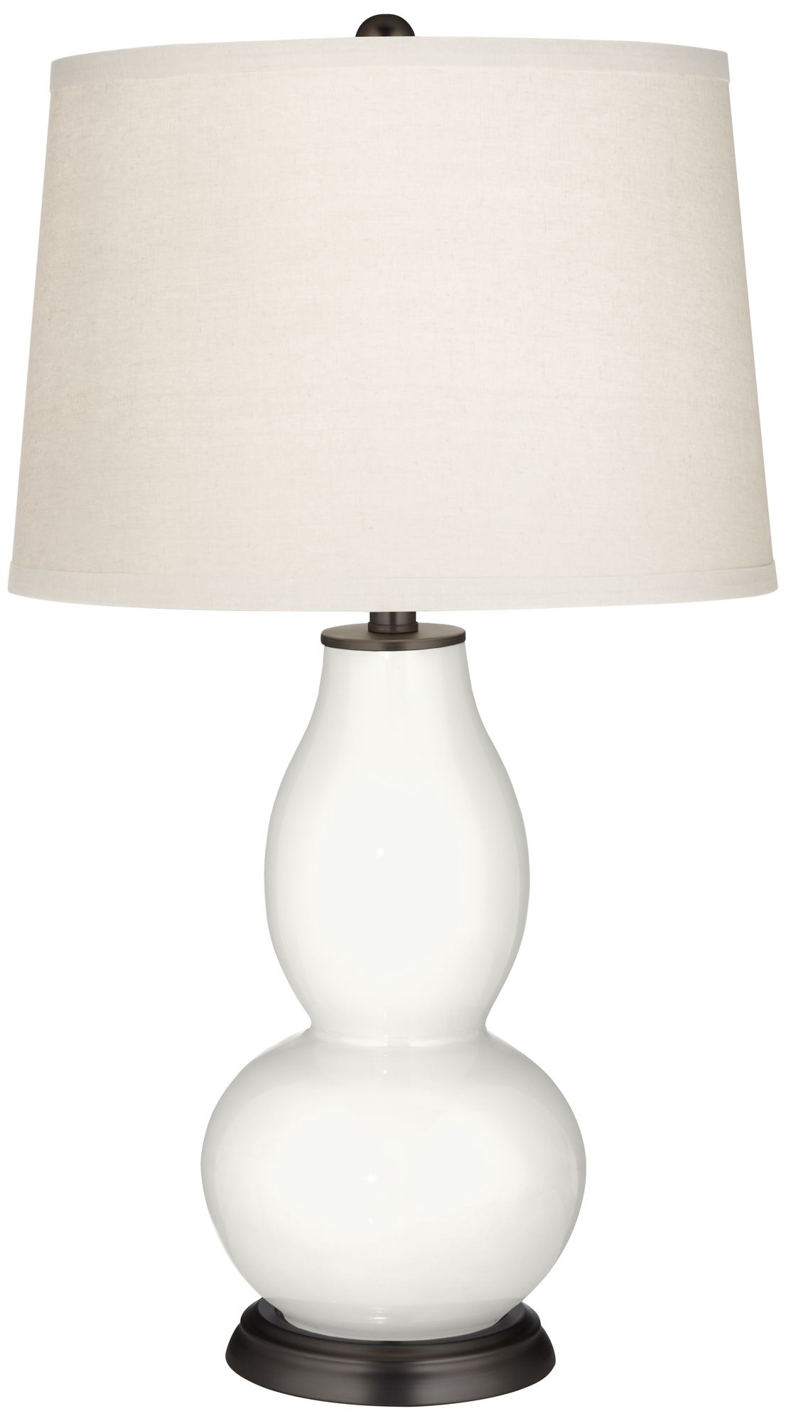Winter White Double Gourd Table Lamp - Image 0