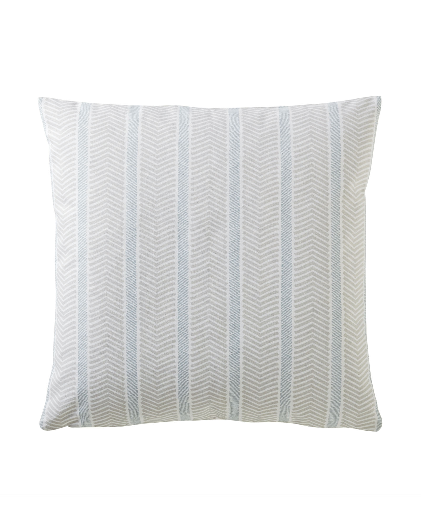 Herringbone Pillow Covers - Light Bark- 20"SQ-Insert sold separately. - Image 0
