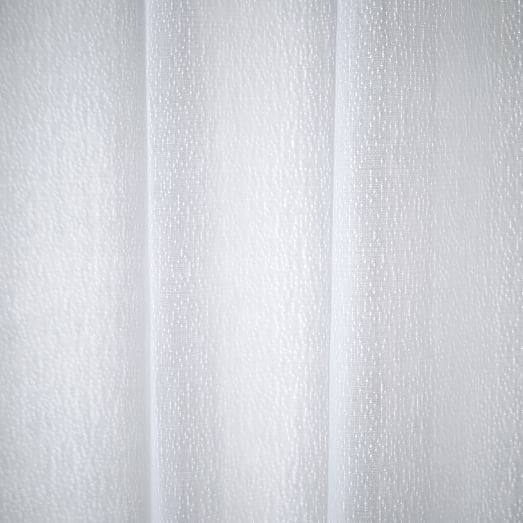 Brighton Matelasse Shower Curtain - Stone White - Image 0
