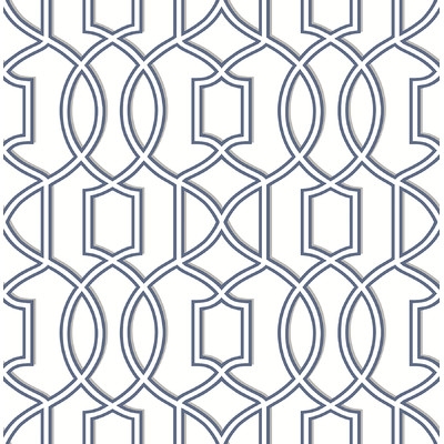 Symetrie 33' x 20.5" Quantum Trellis Wallpaper - Image 0