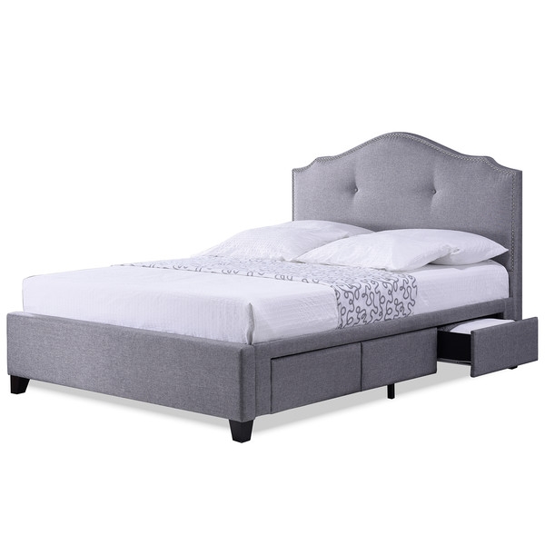 Baxton Studio Upholstered Panel Bed - Image 0