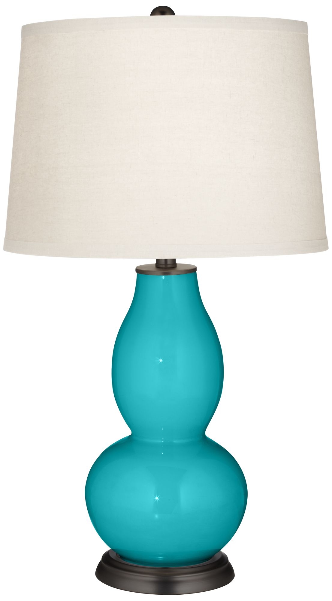Surfer Blue Double Gourd Table Lamp - Image 0