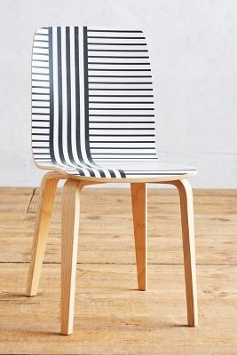 Striped Tamsin Dining Chair - Image 0