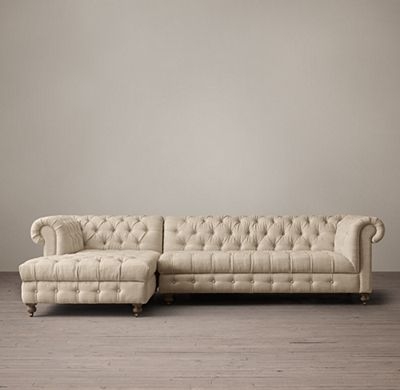 Cambridge Upholstered Left-Arm Chaise Sectional - Image 0