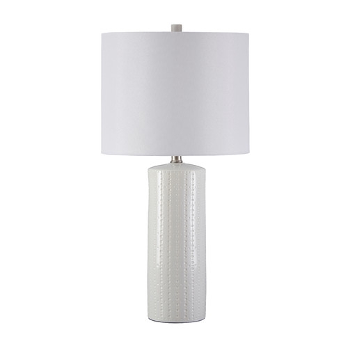 Steuben 25.25" H Table Lamp with Drum Shade - Image 0