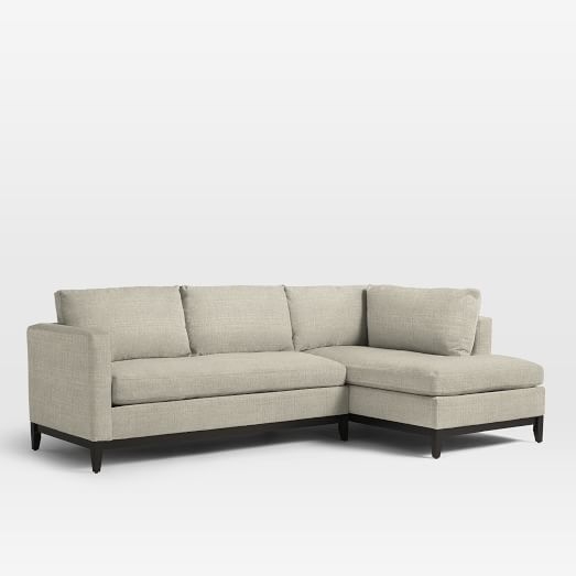 Blake Down-Filled Right Chaise 2-Piece Sectional - Image 0