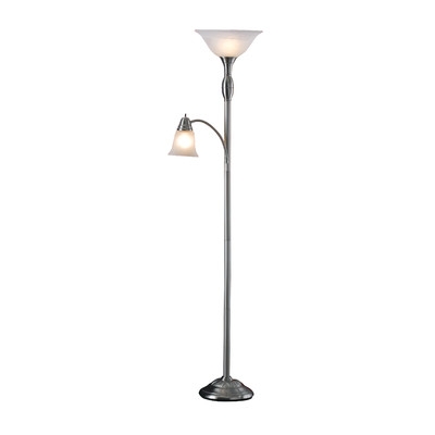 Torchiere 71" Floor Lamp with Side Reading Lamp - Image 0