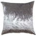 Stanton Velvet Throw Pillow - Gray - 18" H x 18" W x 5" D - Down/Feather insert - Image 0