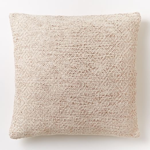 Woven Metallic Pillow Cover - Rose Gold - 18x18, Insert Sold Separately - Image 0