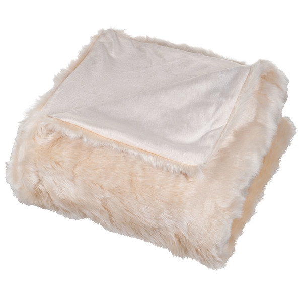 Faux Fur Throw Blanket - Image 0