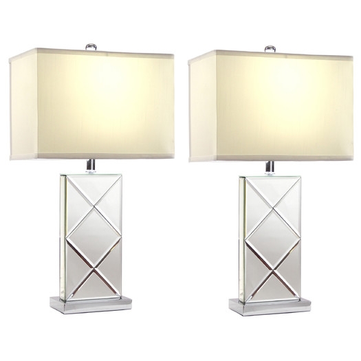 Rory 25" H Table Lamp with Rectangular Shade - Image 0