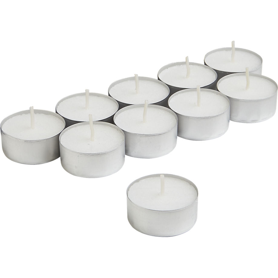 aluminum-cupped tealight candles - Image 0