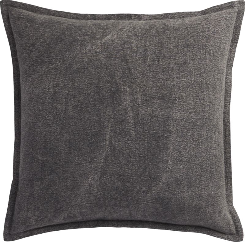 Eclipse charcoal 20" pillow with insert - Image 0