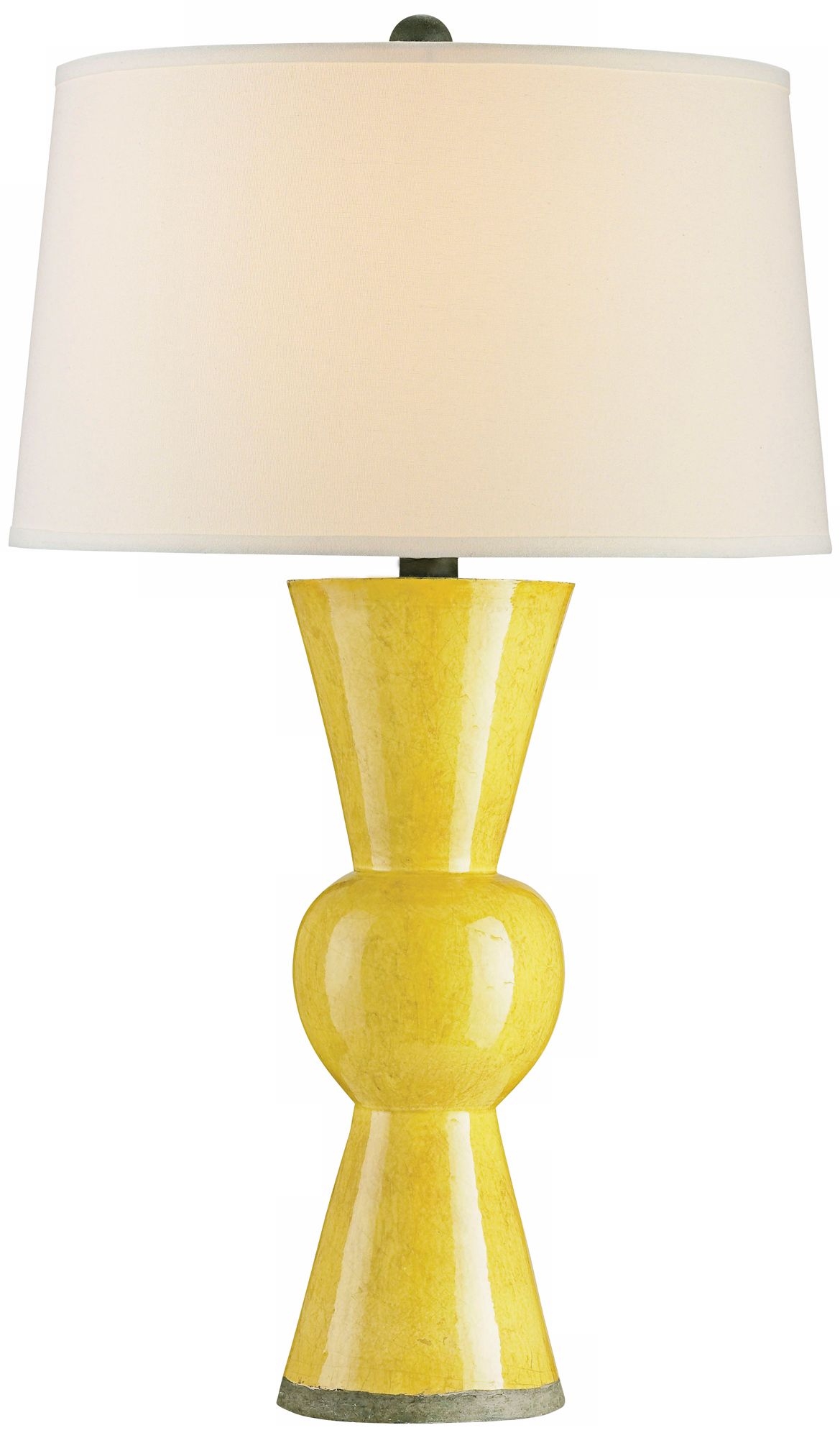 Upbeat Yellow Terracotta Currey and Company Table Lamp - Image 0