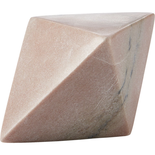 Pink marble bookend - Image 0