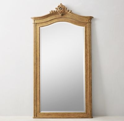 CARVED ACANTHUS LEANER MIRROR - Image 0