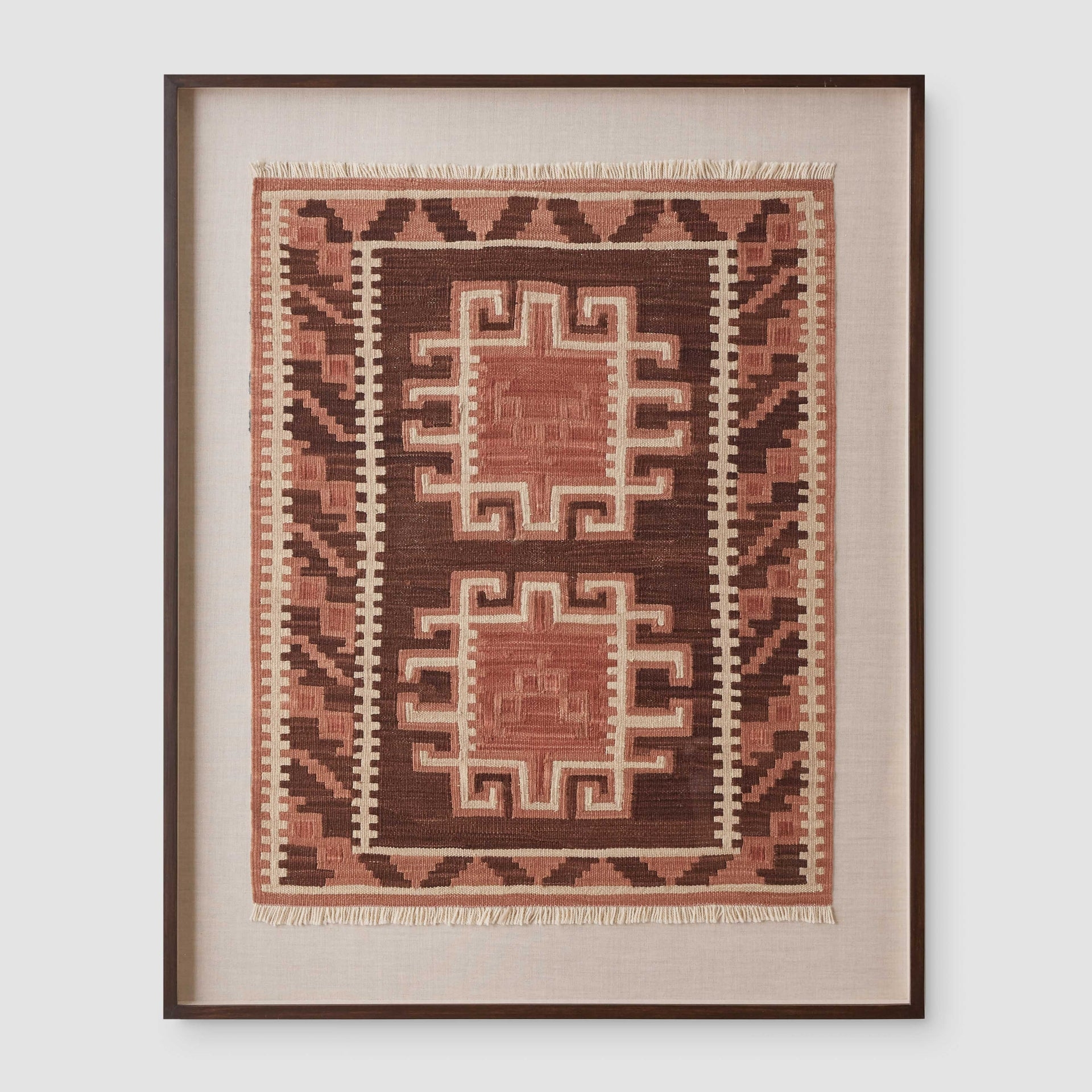 The Citizenry Emir Kilim Wall Hanging | Dark Wood - Image 0