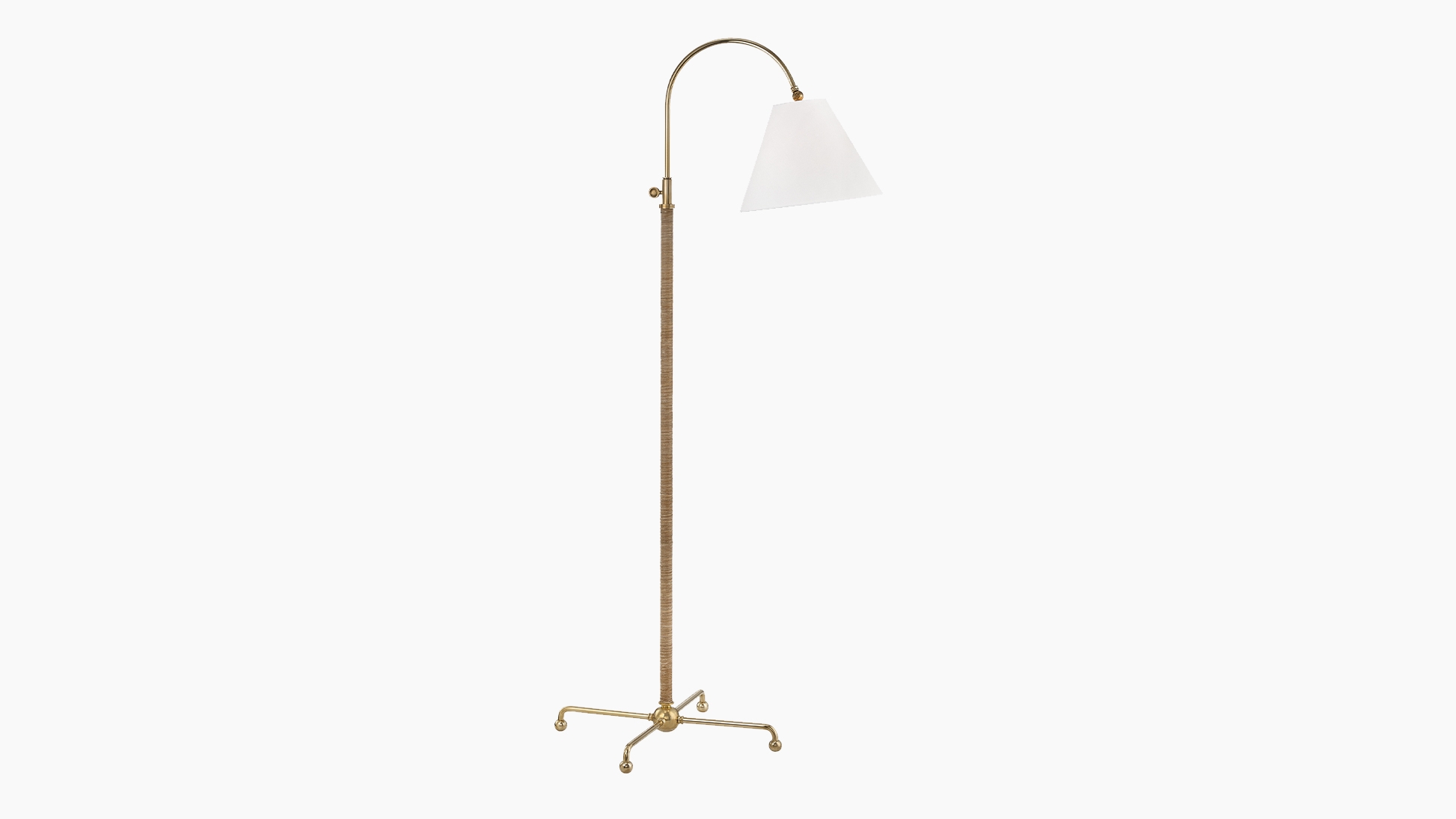 Curves NO.1 Floor Lamp | Aged Brass - Image 0